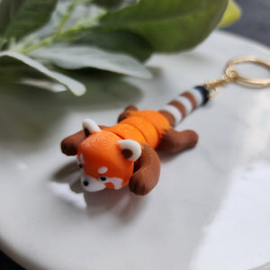 3d printing "Red panda" mini flexi animal toy / keychain