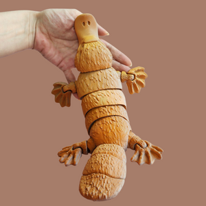 Platypus 3d printed flexy toy