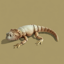 Load image into Gallery viewer, Bearded dragon 3d printed flexy toy