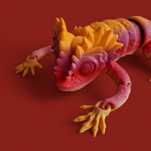 Load image into Gallery viewer, Chameleon 3d printed flexy toy