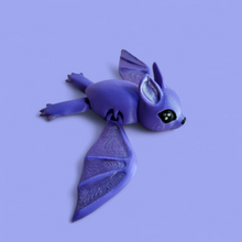 Load image into Gallery viewer, 3D Printed Flexible Bat Toy – PLA Material with Movable Wings &amp; Legs