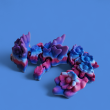 Load image into Gallery viewer, 3D Printed Flexible Fantasy Creature Toy – Matte PLA Colorful Figurine