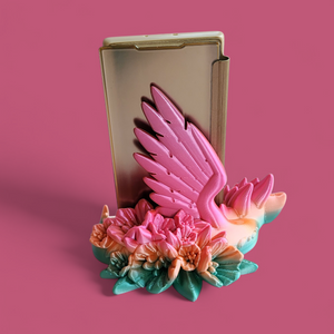 Winged Dragon Phone Holder – 3D Printed Fantasy Stand in Silk Glossy PLA